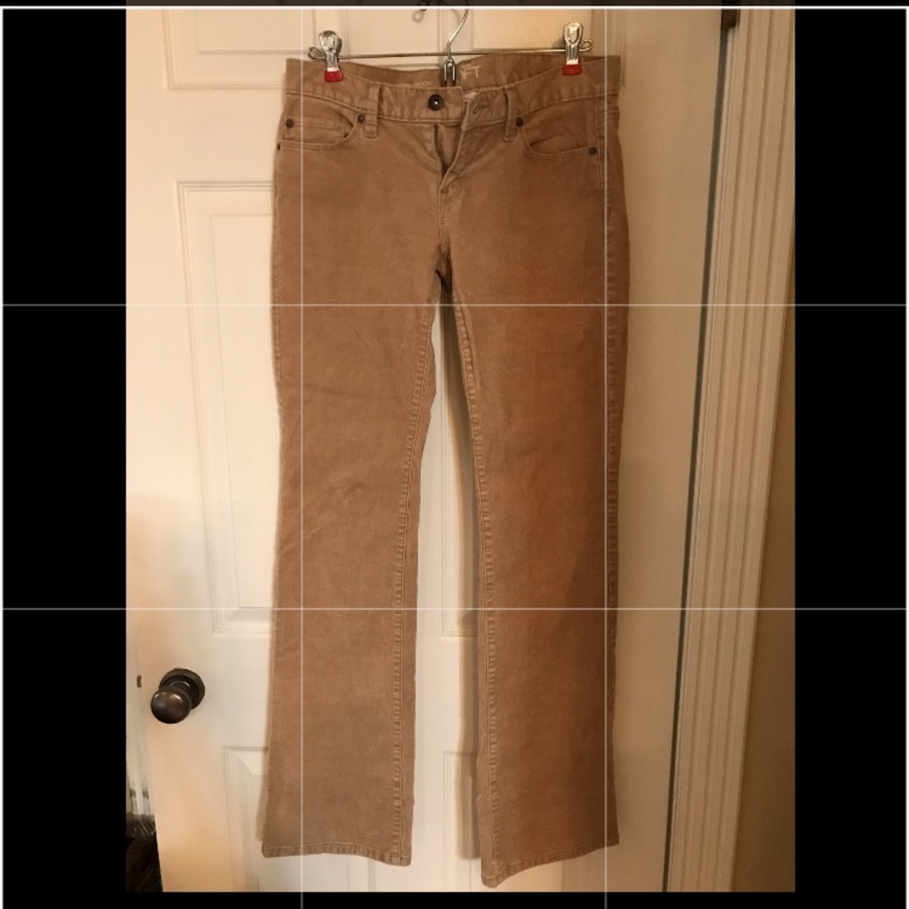 Ann Taylor Loft tan corduroys - size 2